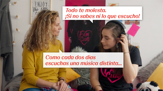 Charla con adolescente