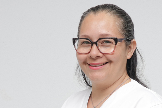 Gina. Alumna Becas Cuidopía