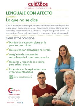 Consejos de Escuela de Cuidados ‘Lenguaje con afecto’