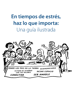 Portada En tiempos de estrés, haz que lo que importa. Una guía ilustrada
